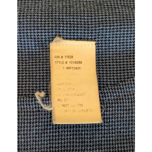 Vintage Kellwood Company Knee Length Jumper Dress Textured Blue Size 10 - Picture 3 of 8